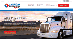 Desktop Screenshot of americanfreightways.net